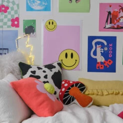 Mushroom Shaped Pillow -gift shop 0000 MushroomTerryShaped