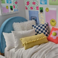 Harper Tassel Lumbar Pillow Cover -gift shop 0001 YellowHarperTaasselPillow 1