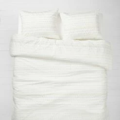 Embroidered Stripe Comforter And Sham Set -gift shop 01 CHF20 COMF EMBSTRP MLT QN 013