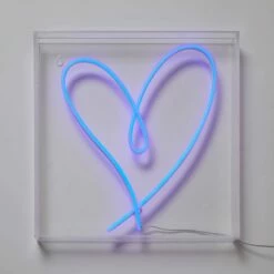 Heart Neon Sign -gift shop 113 SHOUYI NEON HEART BL 007