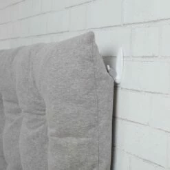 Spencer Sweatshirt Cushioned Headboard -gift shop 124 TWIN TWINXL SWEATSHIRT HEADBOARD CUSHION GREY C 003