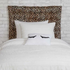 Melody Tufted Cushioned Headboard -gift shop 15 THRO9 HEADBOARD LEOPARD 007 4aadb227 b9f8 4084 9ec0 ac89719c58e2