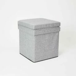 Carter Collapsible Storage Ottoman Chair -gift shop 175 SINGLEOTTOMAN LG 004
