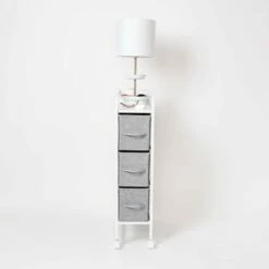 Reese Narrow 3-Drawer Cart On Wheels