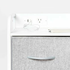 Campbell Charging 4-Drawer Storage Unit -gift shop 193 DFY20 GCE 4DRWR HGWTE 013