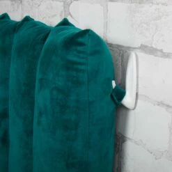 Quinn Twin Channeled Cushioned Headboard -gift shop 201 THRO20 HEADBOARD CHANNELED GRN ALT 003