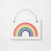 Rainbow Wooden Sign -gift shop 225 Rainbow Wooden Sign 005
