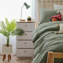 Paige 4-Drawer Storage Cart On Wheels 18 Paige 4-Drawer Storage Cart On Wheels -gift shop 28 DrawerLeather 03