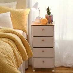 Paige 4-Drawer Storage Cart On Wheels 14 Paige 4-Drawer Storage Cart On Wheels -gift shop 28 DrawerLeather 04