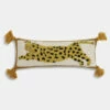Wild Cheetah Tassel Lumbar Pillow