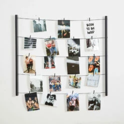 Hangit Photo Display 21 Hangit Photo Display -gift shop 43 UMBRA HANGIT BLK 008
