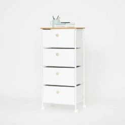 Paige 4-Drawer Storage Cart On Wheels 20 Paige 4-Drawer Storage Cart On Wheels -gift shop 44 DFY21 GCE 4DRWR WTEWOOD ANG STYLED 002