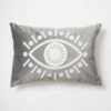 Evil Eye Throw Pillow Cover -gift shop 44 THRO20 PLW EVILEYE GRY 004 79980825 b9a1 41de 97c1 5c6e75efeb17