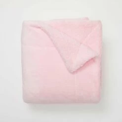 Sherpa And Fleece Throw Blanket