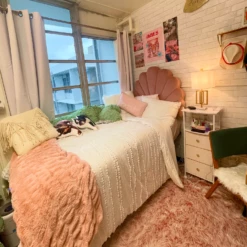 Billie Pom Pom Stripe Comforter And Sham Set -gift shop BeddingBillie 1