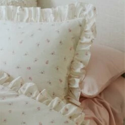 Isabel Ruffle Floral Sham Set -gift shop Bedding RuffleEdge 2