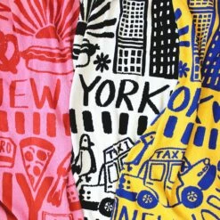 New York City Knit Throw Blanket -gift shop CalhounandCo 0016 Calhoun CoNYCBlanket3TXT1500292 5c3c5104 2bf3 4924 88f7 8f53863a5669