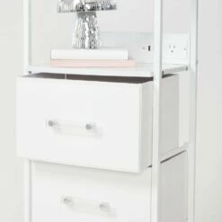 Sutton Charging 3-Drawer Cart On Wheels -gift shop ChargingCart Sutton ClearHandle 014 bf6382e2 6fdf 407b ad50 e22b20a0635d