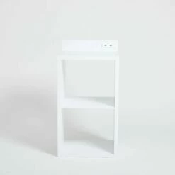 Dylan Charging Storage Cube -gift shop Charging Storage Cube Side Table White 001