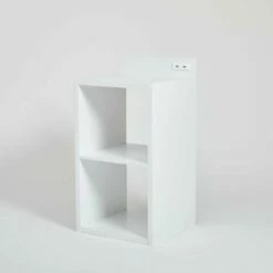 Dylan Charging Storage Cube -gift shop Charging Storage Cube Side Table White 019