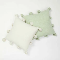 Mackenzie Knit Tassel Square Pillow -gift shop Chenille Square Pillow 20x20 Group 005