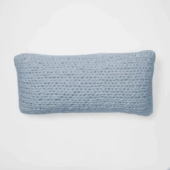 Emme Chunky Knit Lumbar Pillow Cover -gift shop ChunkyKnitLumbar