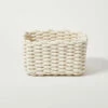 Ava Small Chunky Knit Basket -gift shop Chunky Knit Basket Ivory 004
