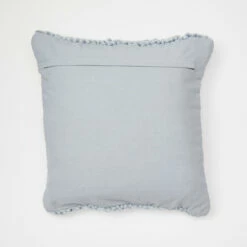 Emme Chunky Knit Square Pillow Cover -gift shop Chunky Knit Square Pillow Cover Blue 008
