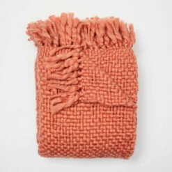 Emme Chunky Knit Throw Blanket 25 Emme Chunky Knit Throw Blanket -gift shop Chunky Knit Throw Terracotta 005