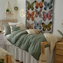 Iris Tonal Fringe Throw Blanket 18 Iris Tonal Fringe Throw Blanket -gift shop CopyofOrganic Plant A 031