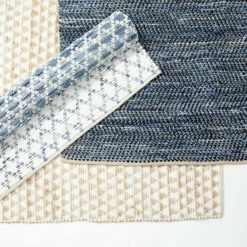 Recycled Leather And Denim Area Rug -gift shop CopyofRecycled Rug Group 003
