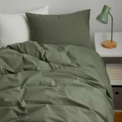 Devon Washed Cotton Duvet Cover And Sham Set -gift shop Cotton Duvet OliveGreen Product 017 3dc3cc87 dcbe 4859 9996 2f6ea7daf977