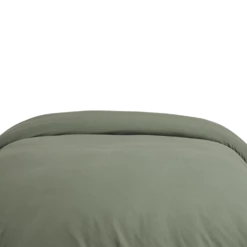 Devon Washed Cotton Duvet Cover And Sham Set -gift shop Cotton Duvet OliveGreen VIS 002 1