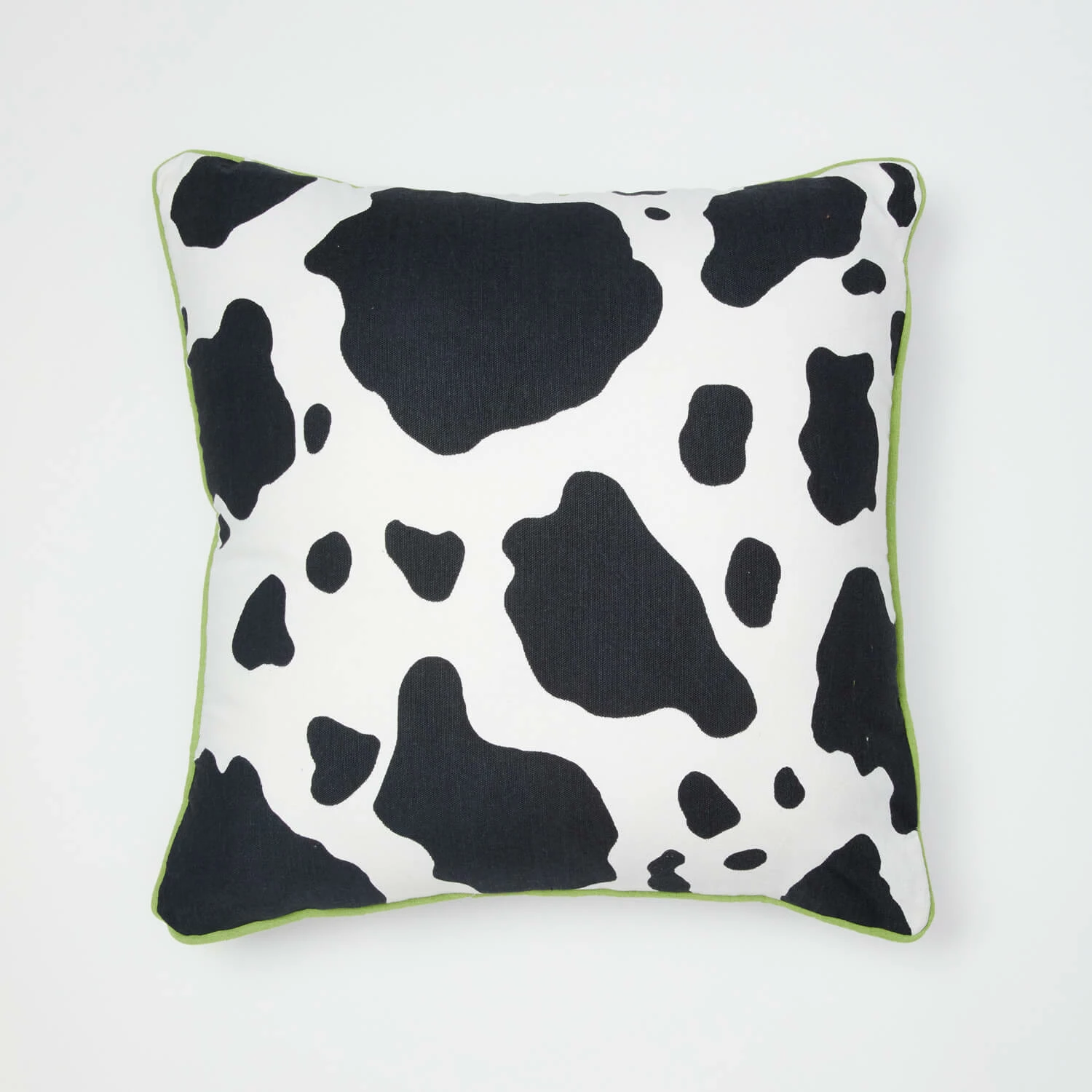 Poppy Cow Print Square Pillow Cover 3 Poppy Cow Print Square Pillow Cover