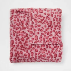 Cowgirl Clutch Leopard Plush Throw Blanket