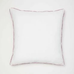 June Crochet Square Pillow -gift shop Crochet Pillow LightBlue Lilac 005