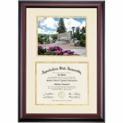 Appalachian State Premier School Sign Diploma Frame