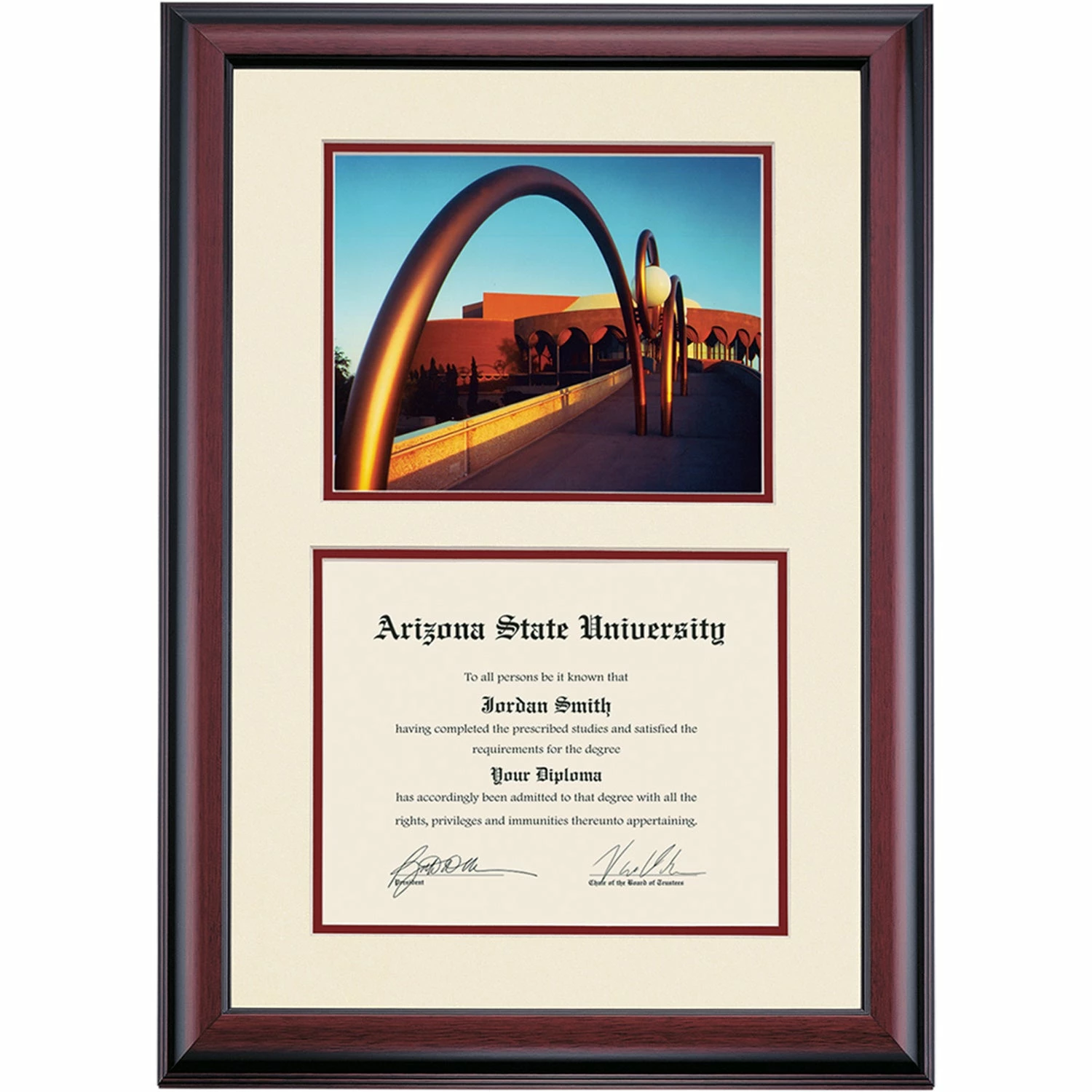 Arizona State Premier Grady Gammage Auditorium Diploma Frame 4 Arizona State Premier Grady Gammage Auditorium Diploma Frame - Image 2