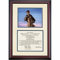 Brandeis Premier Louis Brandeis Statue Diploma Frame