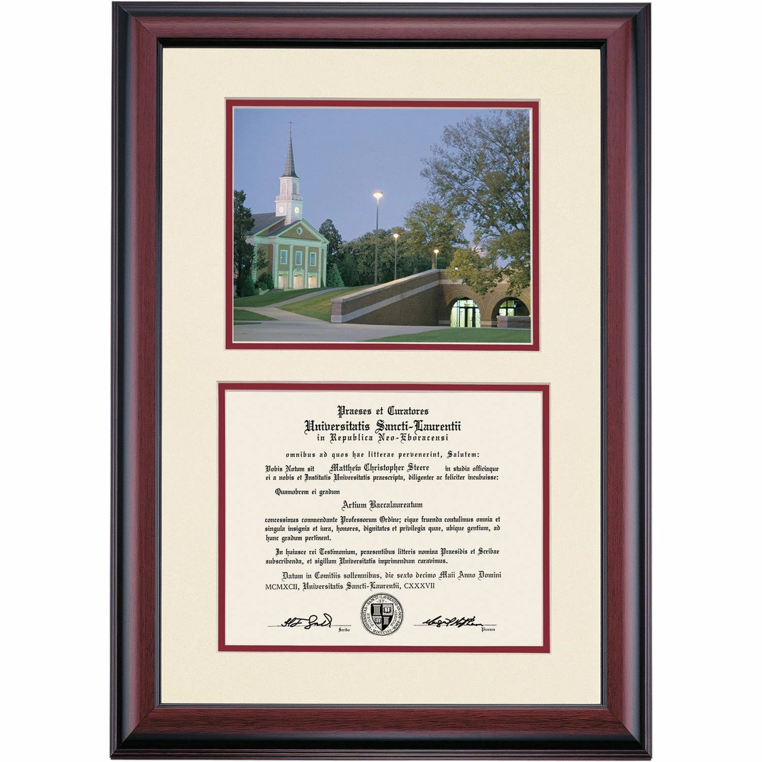 Buena Vista Premier Schaller Chapel Diploma Frame 3 Buena Vista Premier Schaller Chapel Diploma Frame