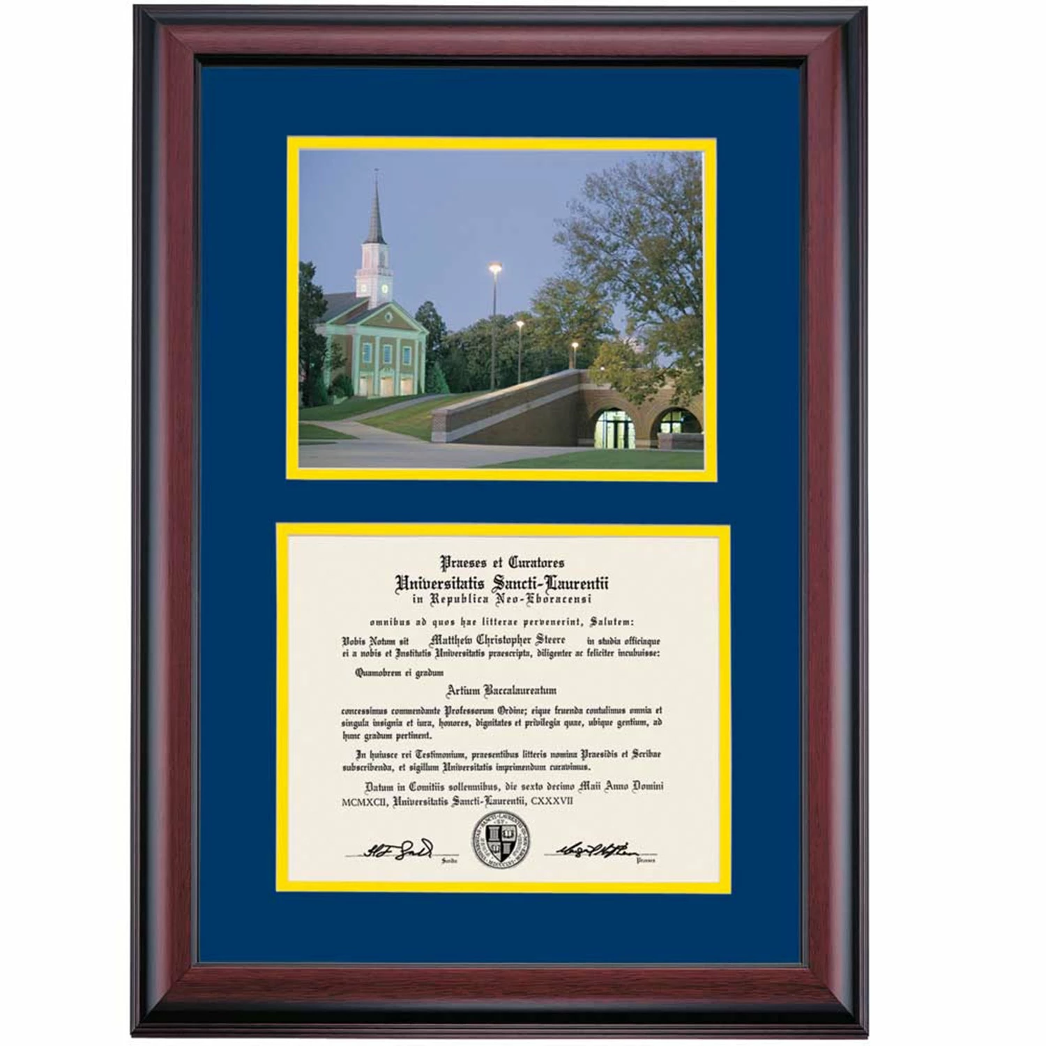 Buena Vista Premier Schaller Chapel Diploma Frame 4 Buena Vista Premier Schaller Chapel Diploma Frame - Image 2