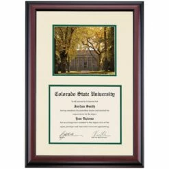 Colorado State Premier The Oval Diploma Frame -gift shop DSSHEFCSUPC4HCTO
