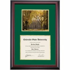 Colorado State Premier The Oval Diploma Frame -gift shop DSSHEFCSUPC4HGCTO