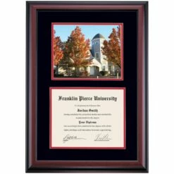 Franklin Pierce Premier Clifford Coles Hall Diploma Frame -gift shop DSSHEFFRPPC4BCFRH