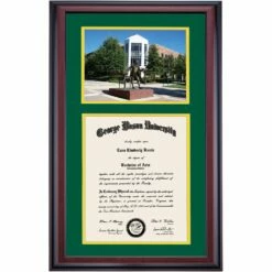 George Mason Premier The George Mason Statue Diploma Frame 15 George Mason Premier The George Mason Statue Diploma Frame -gift shop DSSHEFGMUPCAHYGMS