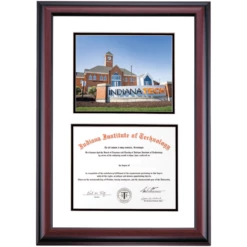 Indiana Tech Premier Abbott Center Diploma Frame
