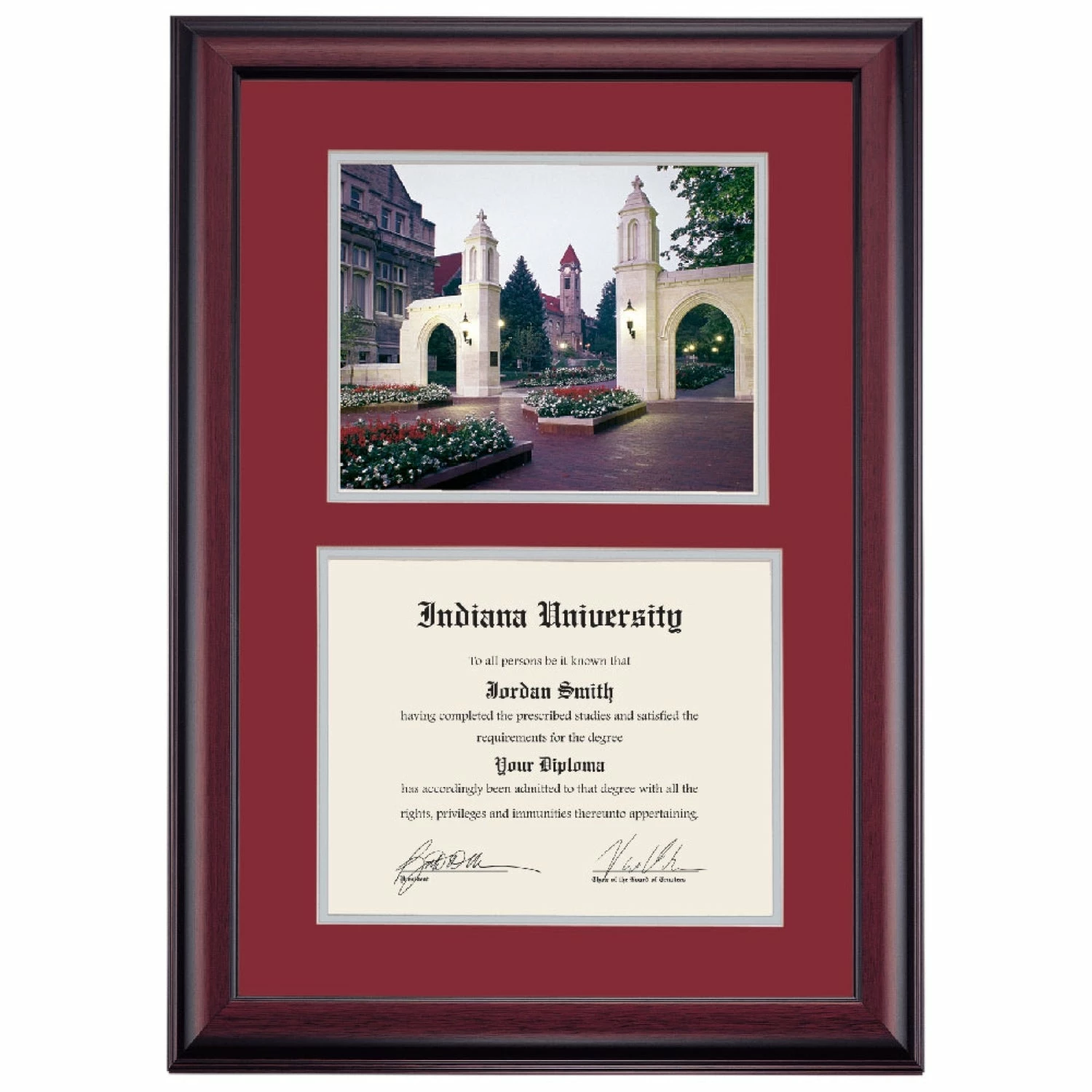 Indiana Premier The Sample Gates Diploma Frame 7 Indiana Premier The Sample Gates Diploma Frame - Image 5