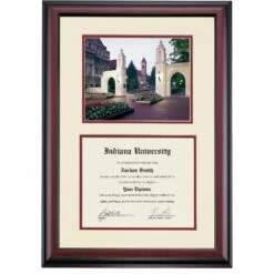 Indiana Premier The Sample Gates Diploma Frame 9 Indiana Premier The Sample Gates Diploma Frame -gift shop DSSHEFINDPC4MISG