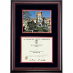 Jacksonville State Premier Legacy Angle Hall Diploma Frame -gift shop DSSHEFJSUPC3BCBGH