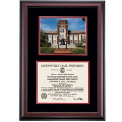 Jacksonville State Premier Angle Hall Diploma Frame 9 Jacksonville State Premier Angle Hall Diploma Frame -gift shop DSSHEFJSUPC3BCBGP